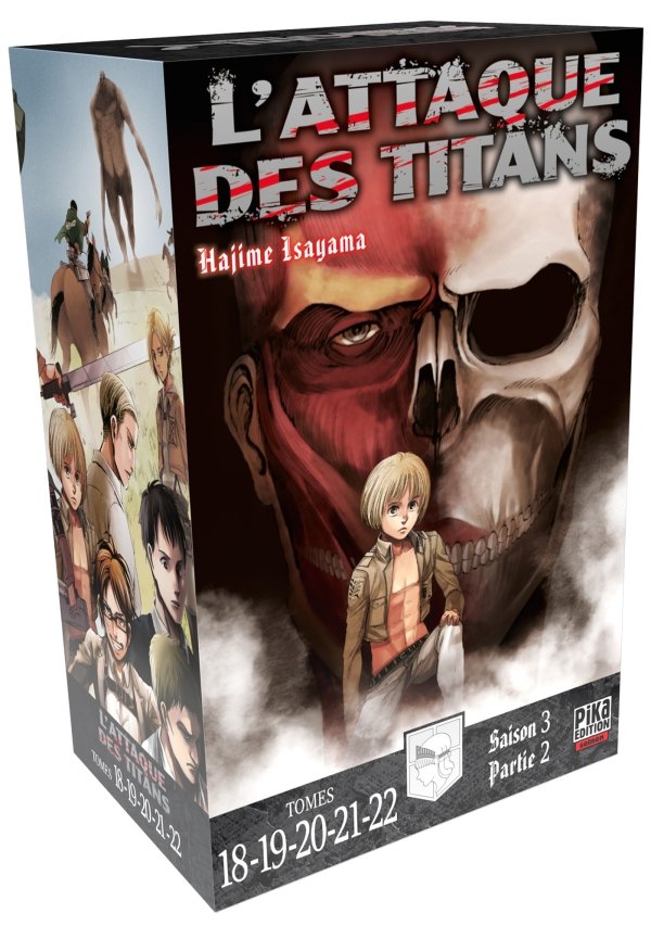 L'Attaque des Titans Coffret T18 à T22 - L'Attaque des Titans - manga-fr