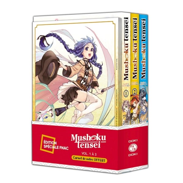 Mushoku Tensei - pack spécial vol. 01 à 03 + carnet de notes offert - Mushoku Tensei - manga-fr