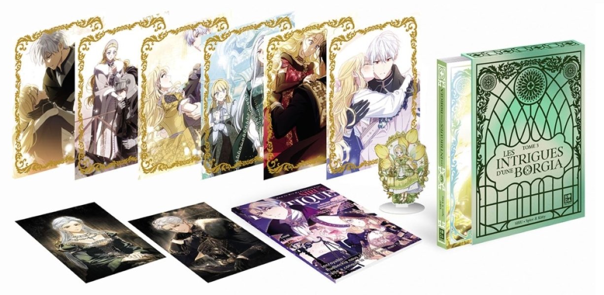 Les Intrigues d'une Borgia - tome 3 (collector) - Les Intrigues d'une Borgia - manga-fr