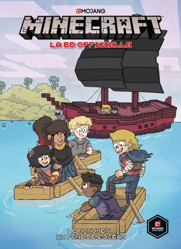 Minecraft la BD officielle T02 : Le monument au fond de l'océan - Minecraft la BD authentique