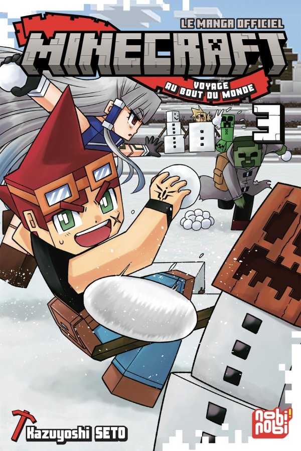 Minecraft, le manga authentique - Voyage au bout du monde T03