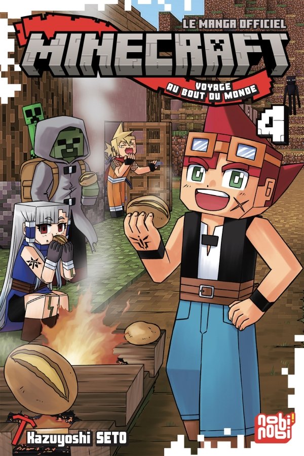 Minecraft, le manga authentique - Voyage au bout du monde T04