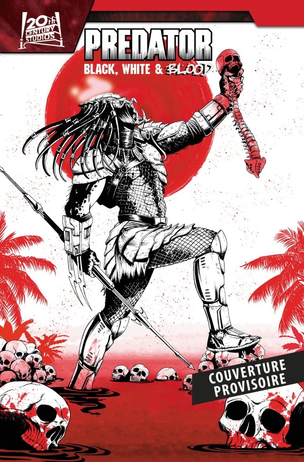 Predator Black White and Blood