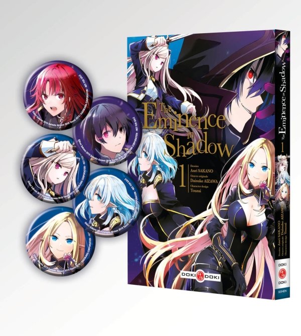The Eminence in Shadow - vol. 01 - édition limitée badges collector