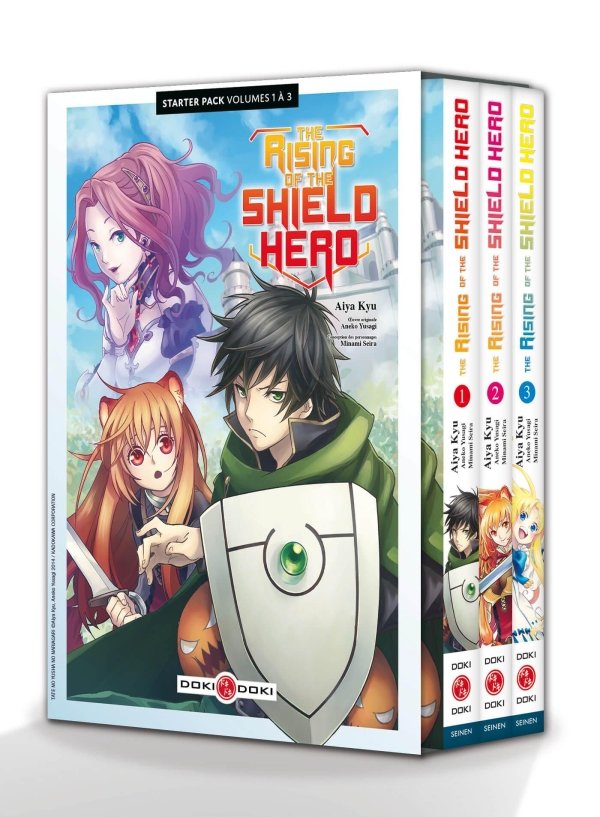The Rising of the Shield Hero - Starter pack vol. 01-03 - the-rising-of-the-shield-hero - manga-fr