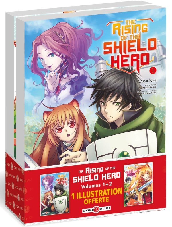 The Rising of the Shield Hero - pack vol. 1 & 2 + Exlibris - the-rising-of-the-shield-hero - manga-fr