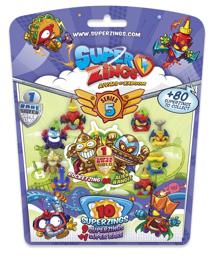 Article Super Things Superzings Series 5 10 PACK BLISTER Zings (lot de 6) - Super Things