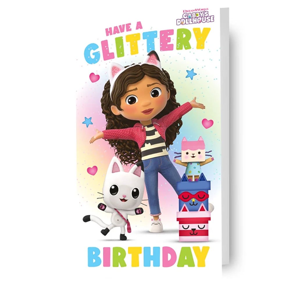 Carte de vœux Gabby's Dollhouse Glittery - Gabby's Dollhouse