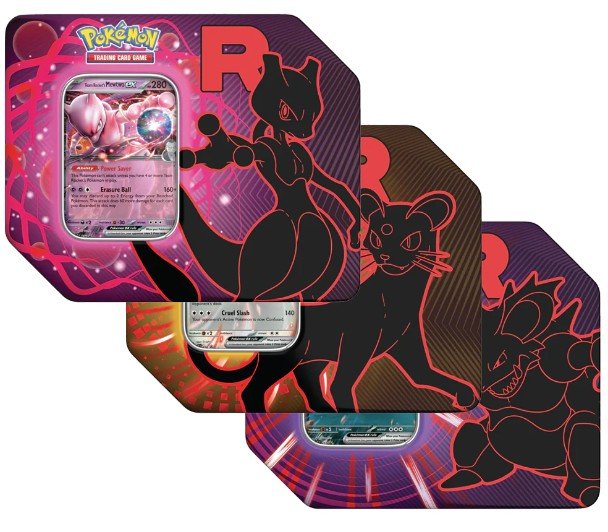 Coffret métal Pokemon Team Rocket 2025 - US Version (6 )