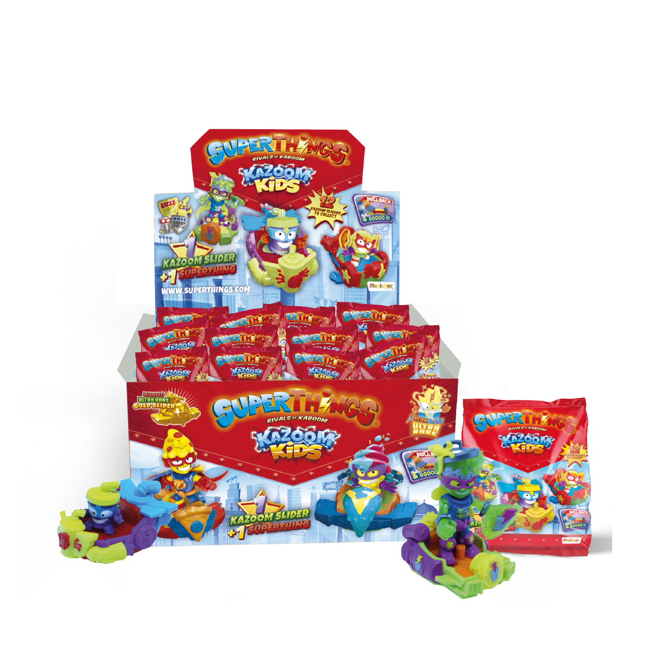 Coffret Super Things Superthings KAZOOM enfant SLIDER (lot de 12) - type-coffrets