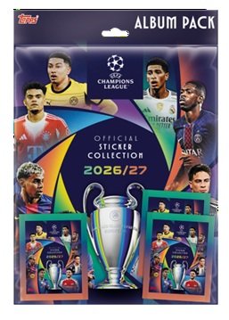 Pochette de stickers UEFA Champions League Topps UCL 2026/27 - Album - UEFA Champions League