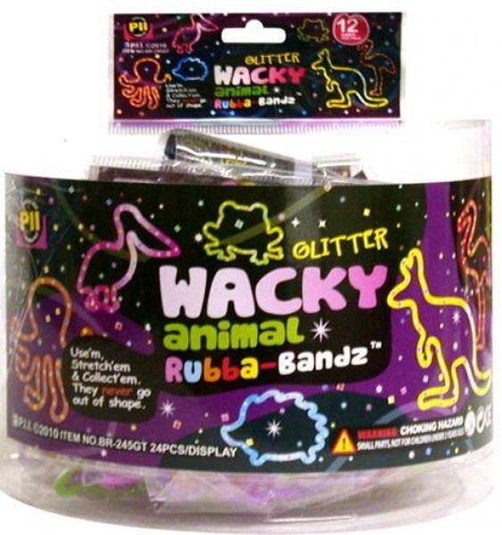 Tub à collectionner Rubba Bandz Tubs Wacky Animals - Rubba Bandz Tubs