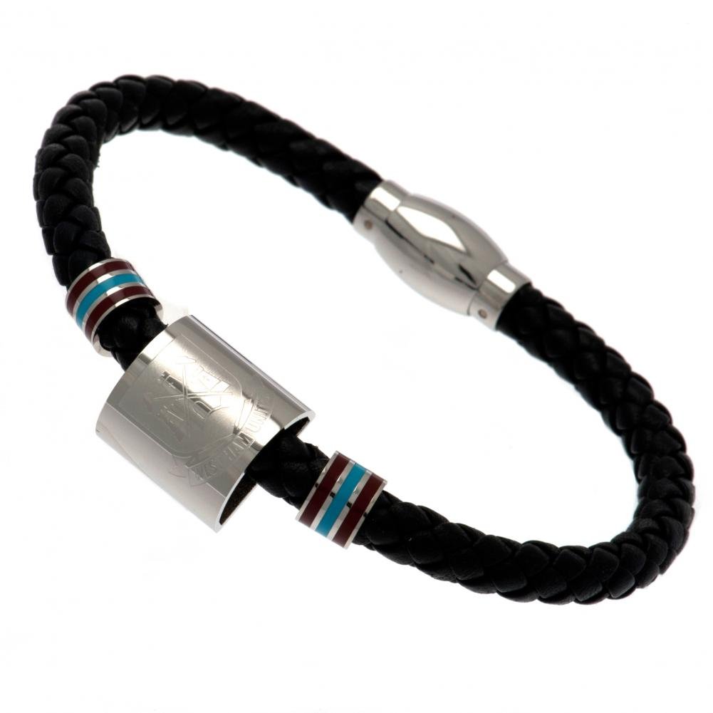 Bracelet en cuir West Ham United FC Colour - West Ham United FC