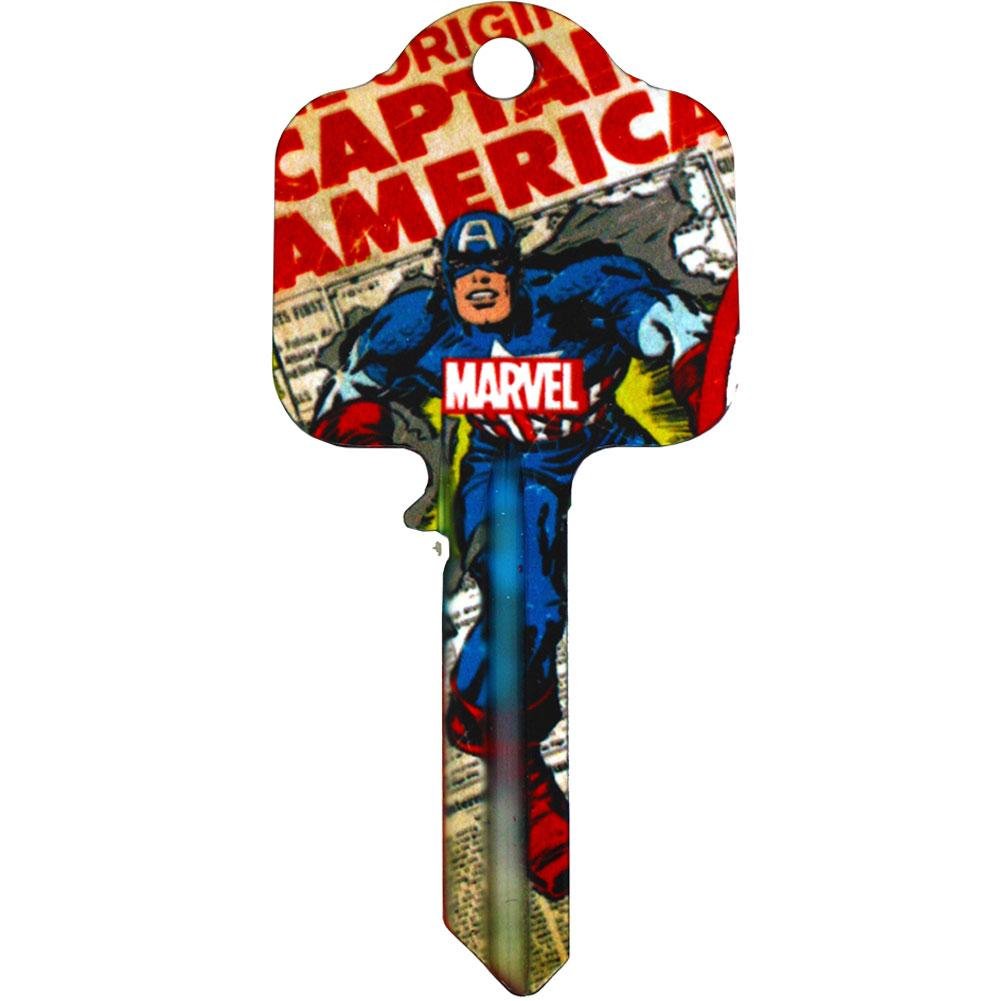 Clé décorative Marvel Comics Captain America - type-decoration