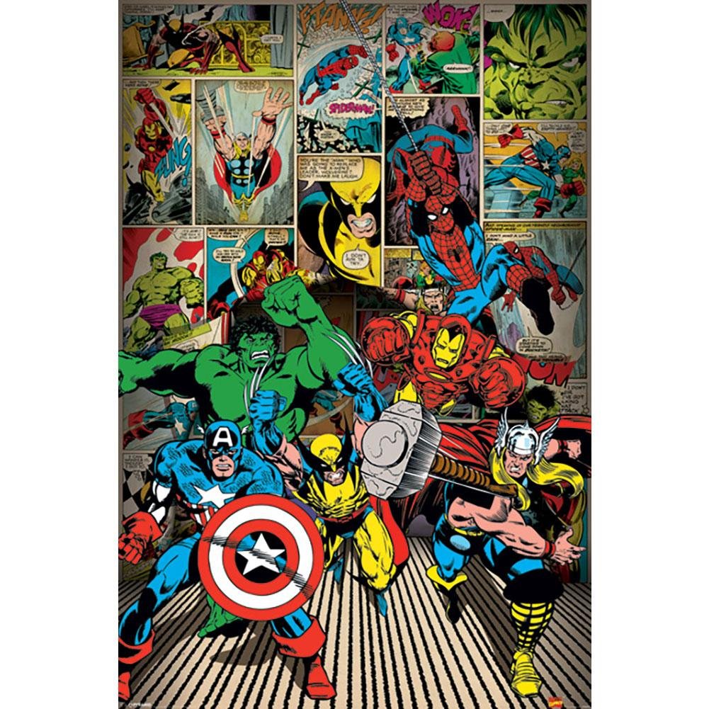 Poster Marvel Comics Heroes 111
