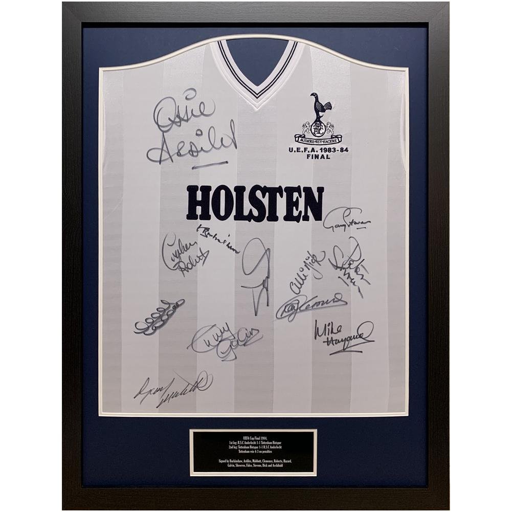 Mug Tottenham Hotspur FC 1984 UEFA Final Signed Shirt (Framed) - Tottenham Hotspur FC