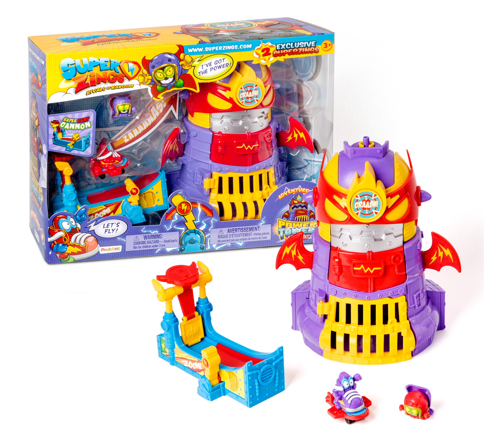 Jouet Super Things Superzings Zings POWER TOWER ASSAULT