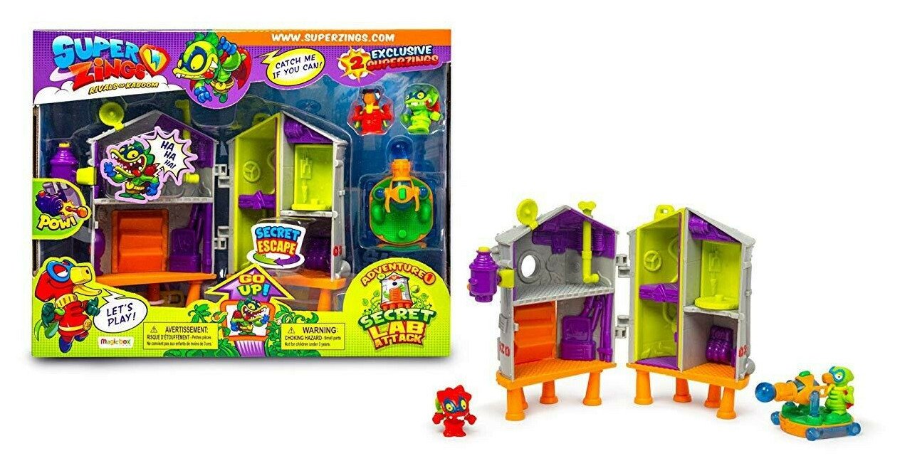 Jouet Super Things Superzings SECRET LAB ATTACK Games
