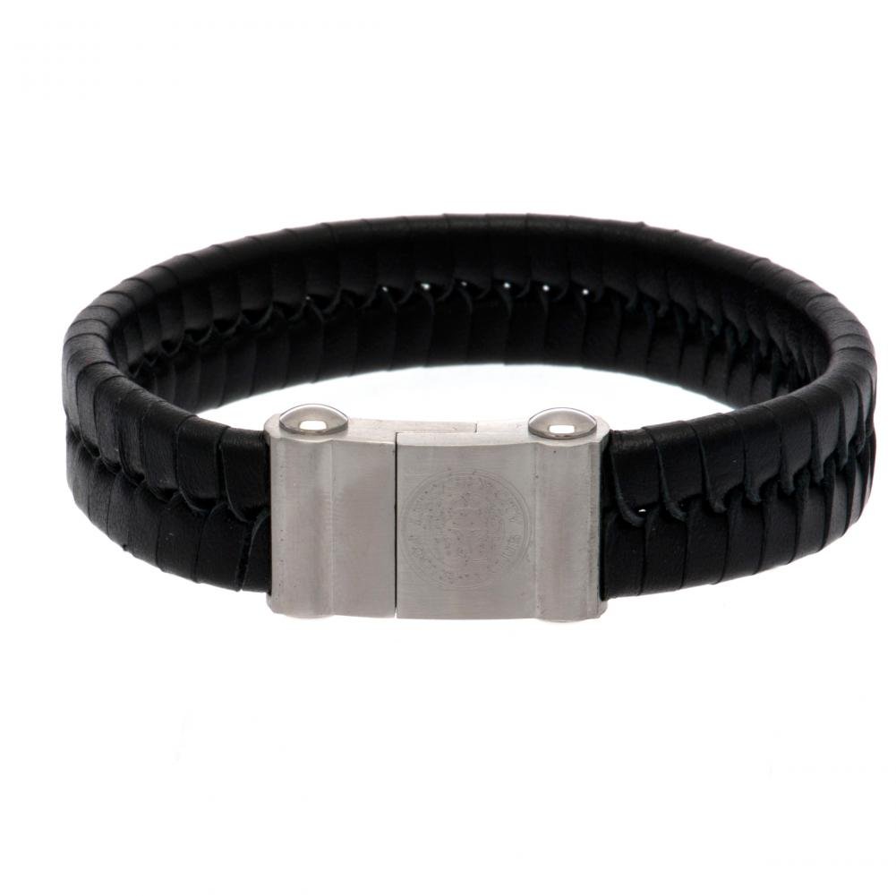 Bracelet en cuir Leicester City FC une place Plait - Leicester City FC