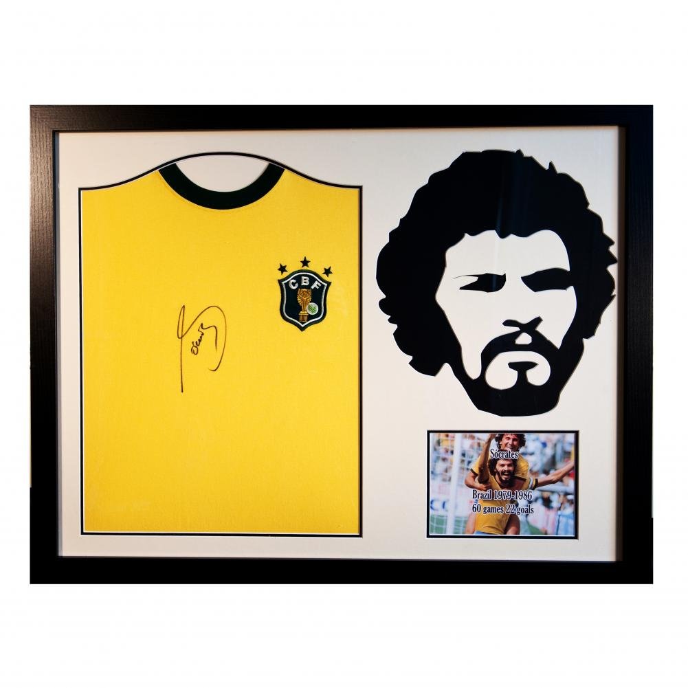 Cadre Brasil Socrates Signed Shirt Silhouette