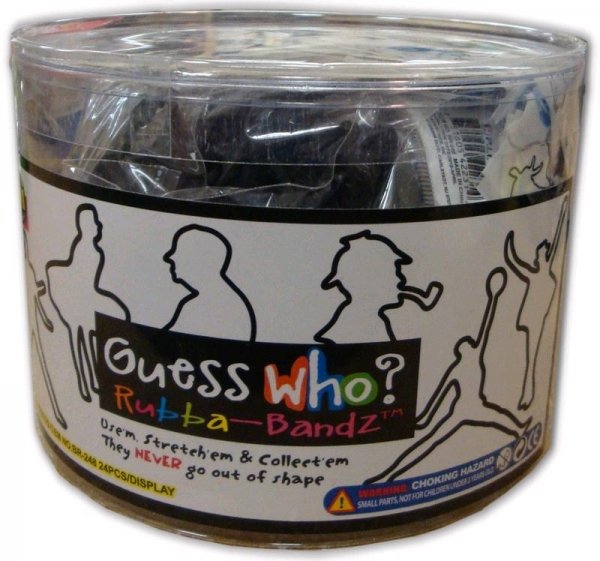 Tub à collectionner Rubba Bandz Tubs Guess Who