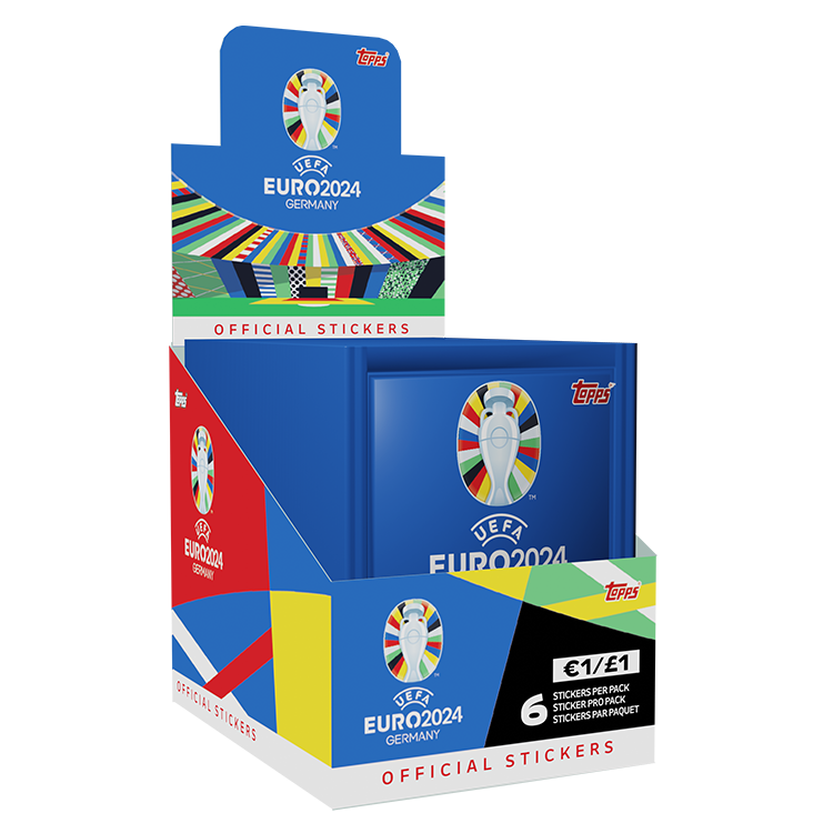 Pochette de stickers Euro 2024 Topps UEFA — à l'unité