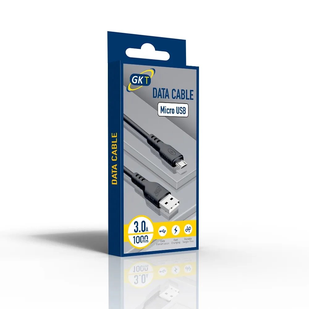 Accessoire de charge Micro USB PVC Data 1M noir