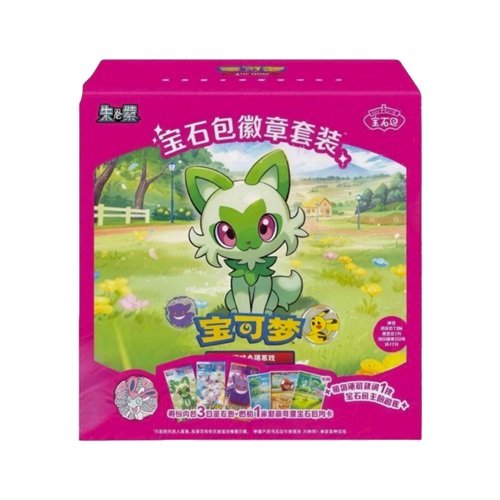 Badge Pokemon Gem Pack Chinese — à l'unité