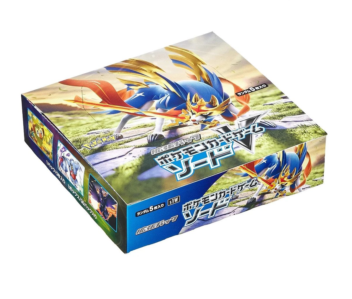 Display de boosters Pokemon Sword S1W Japanese