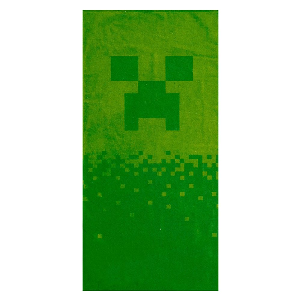 Serviette Minecraft Creeper - type-serviettes-de-bain