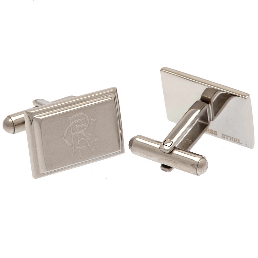 Boutons de manchette Rangers FC acier inoxydable - Rangers FC