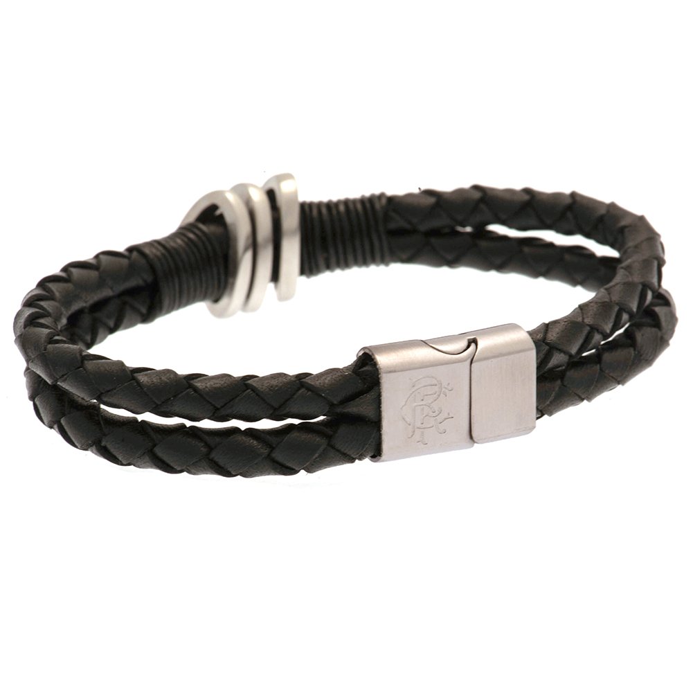 Bracelet en cuir Rangers FC - Rangers FC