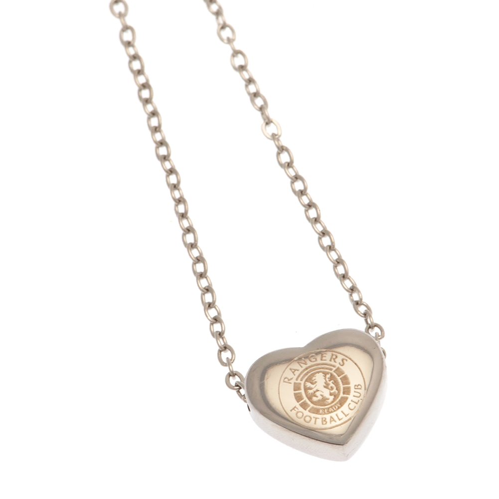 Collier Rangers FC acier inoxydable Heart - Rangers FC