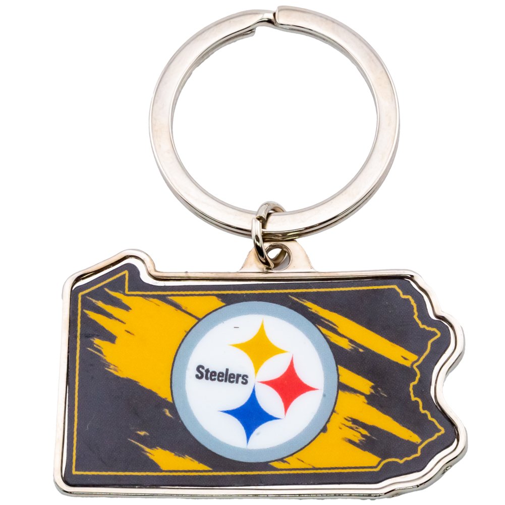 Porte-clés Pittsburgh Steelers State Shape - Pittsburgh Steelers