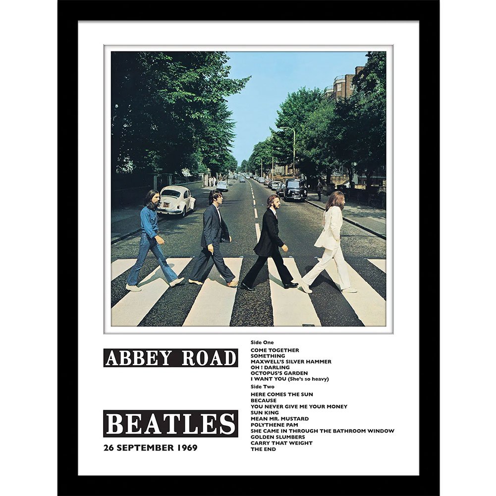 Poster The Beatles Abbey Road Framed Collector - The Beatles