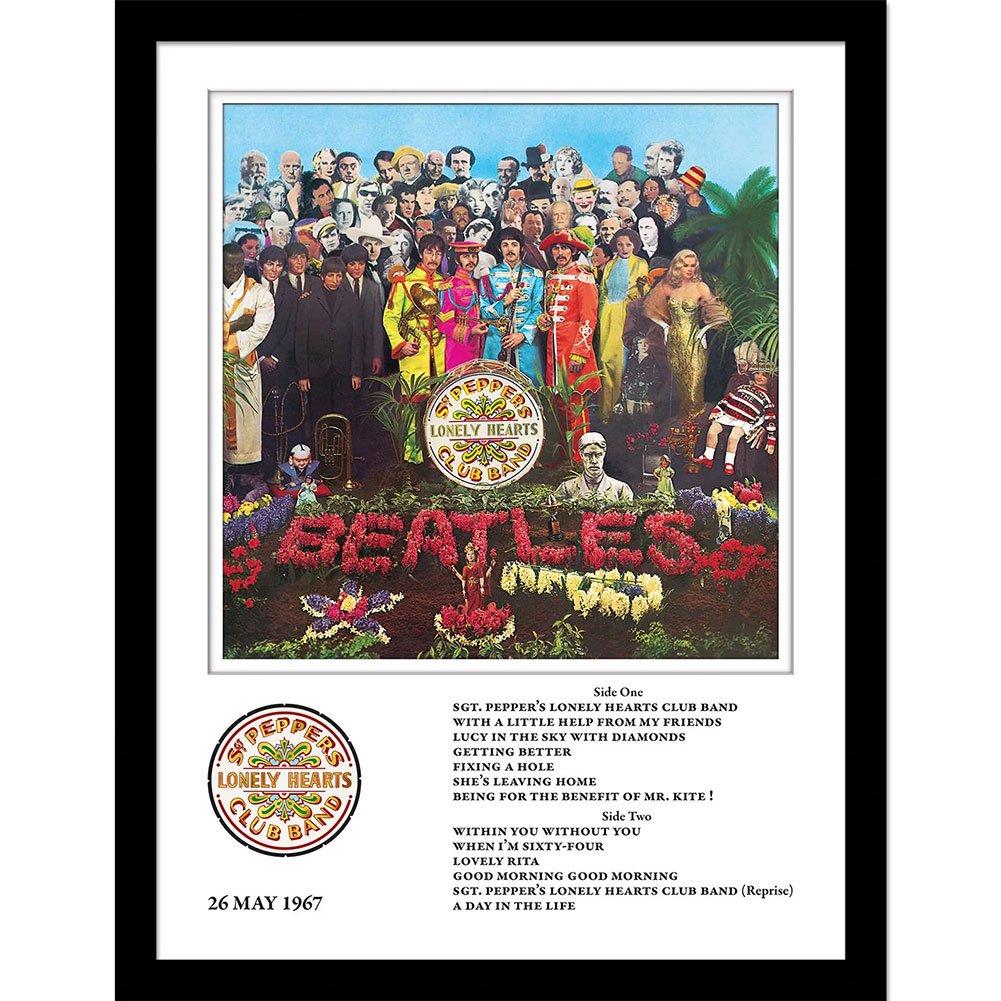 Poster The Beatles Sgt Pepper Framed Collector - The Beatles