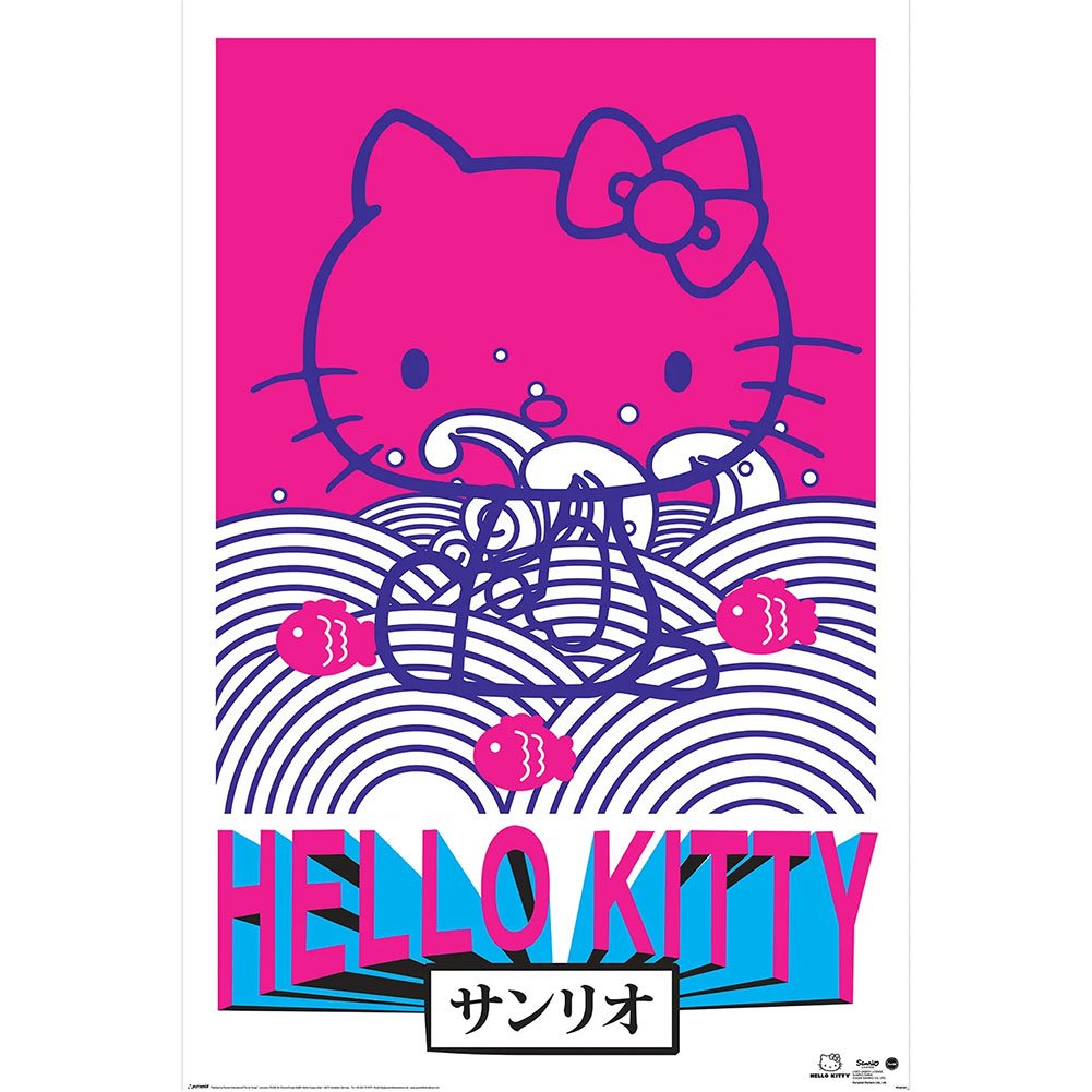 Poster Hello Kitty Tokyo Rebel 208 - type-posters-wallscrolls
