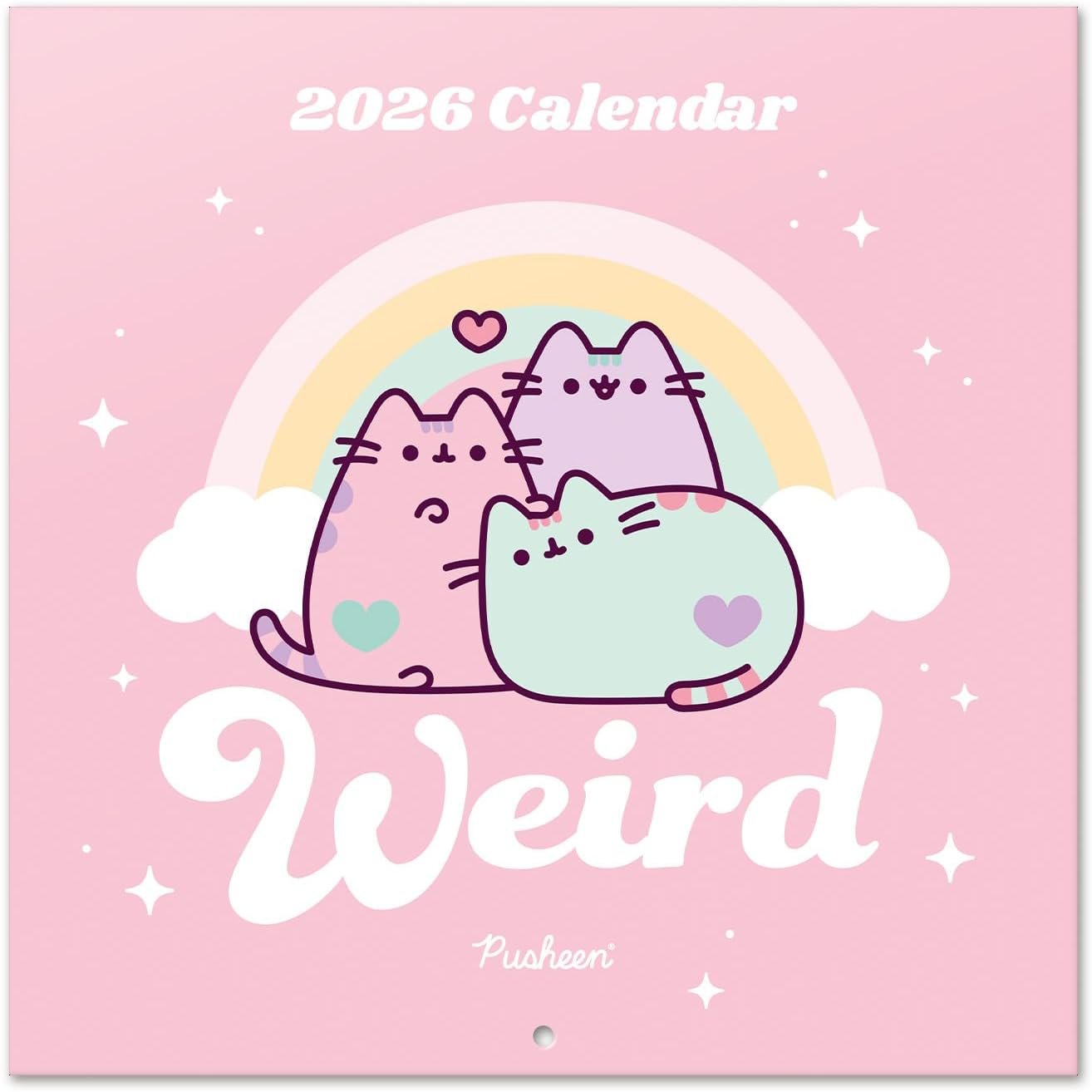 Calendrier Pusheen Square 2026 - type-calendriers