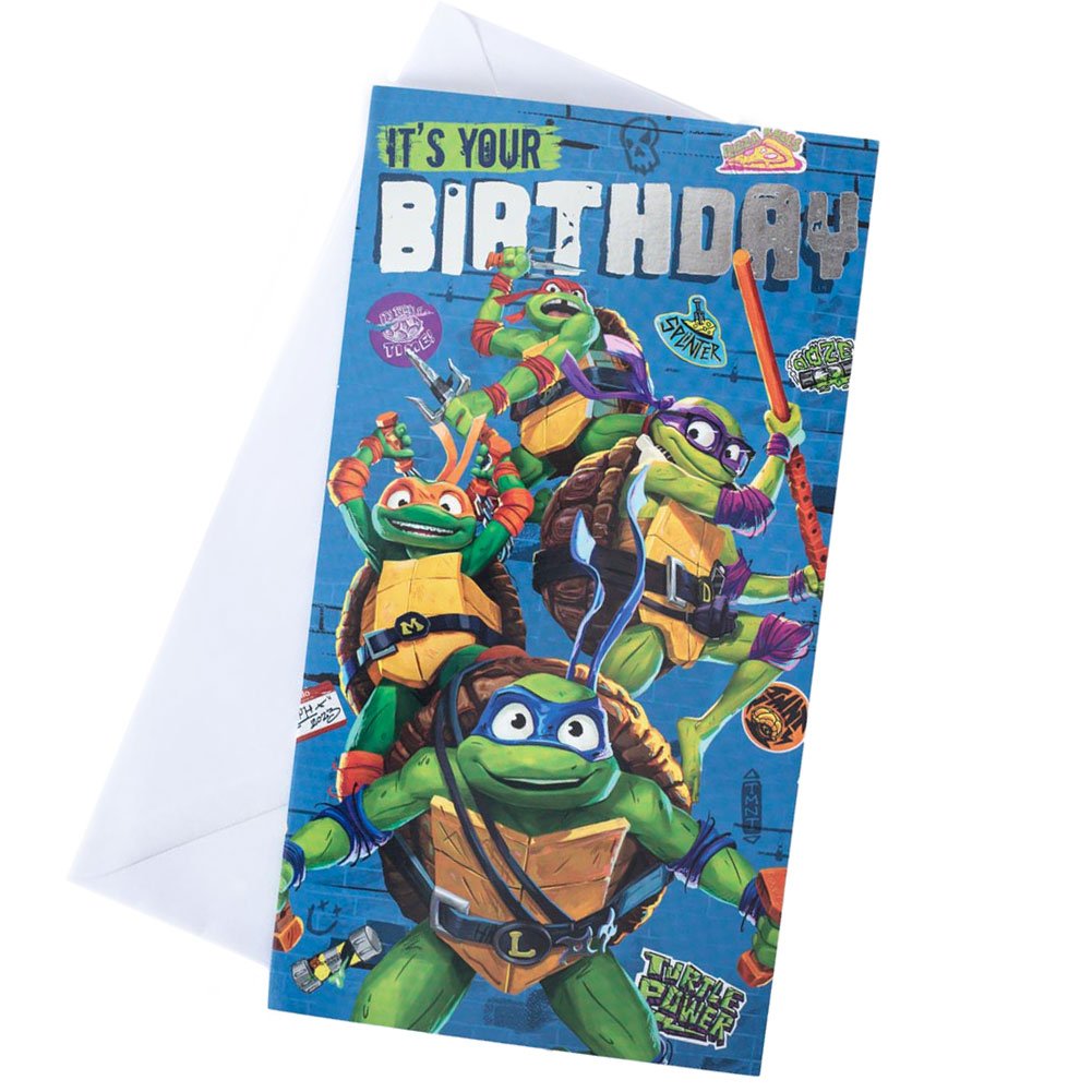 Carte de vœux Tortues Ninja