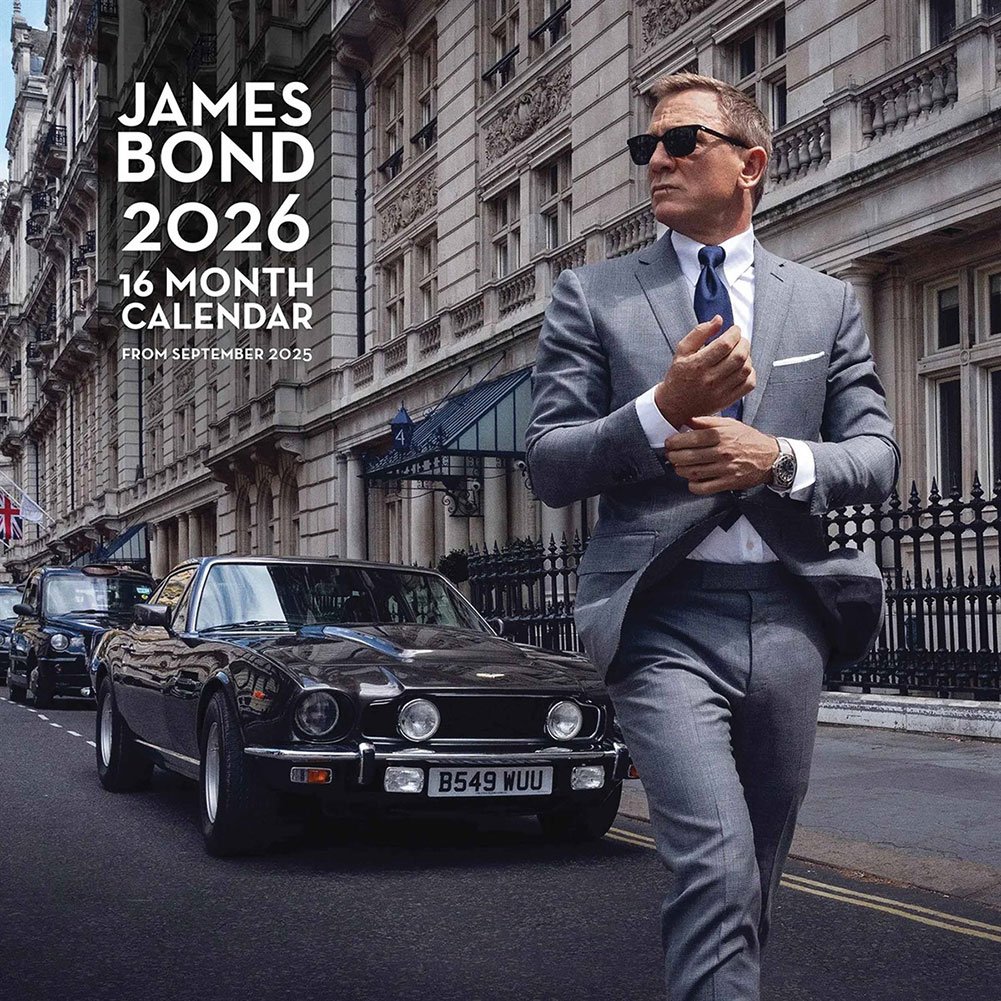Calendrier James Bond Square 2026 - James Bond