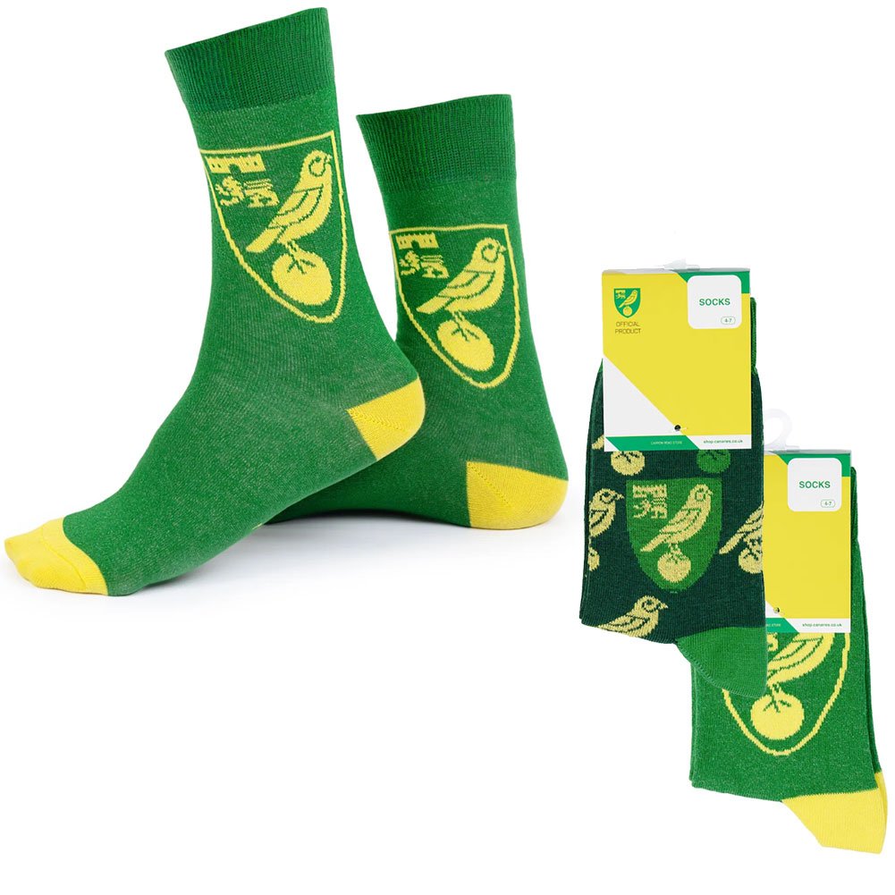 Chaussettes Norwich City FC Twin Pack Dress 7-11 - Norwich City FC