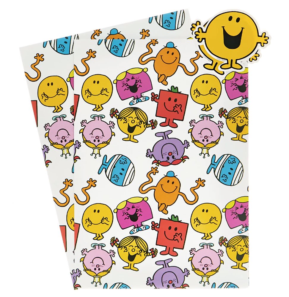 Papier cadeau Mr. Men And Little Miss - Mr. Men And Little Miss